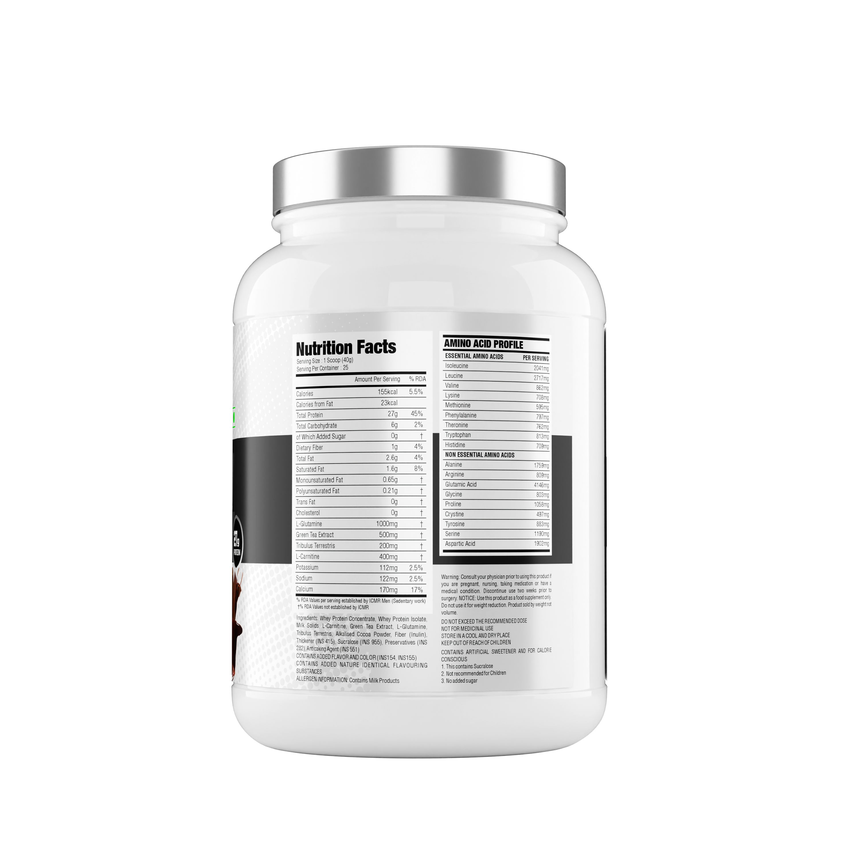 evolution lean 1kg chcolate right