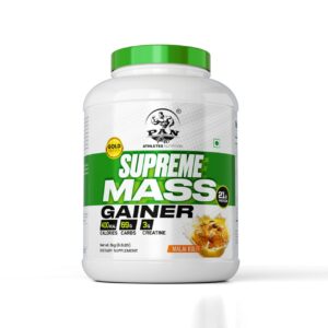 PAN Gold Series Supreme Mass Gainer – 21g Protein, 69g Carbs, 400 Kcal, 3g Creatine