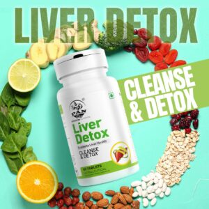 PAN Liver Detox Tablets with Milk Thistle, Dandelion & Herbal Extracts – 60 Tablets